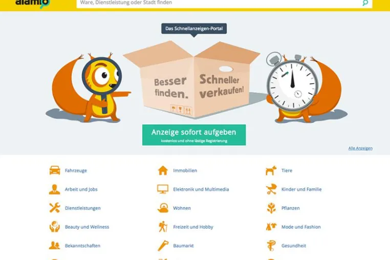 Bild: Alamio – das kostenlose Schnellanzeigen Portal