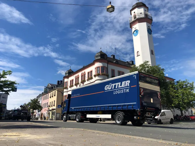 Bild: City Sattel: Güttler optimiert innerstädtische Belieferung