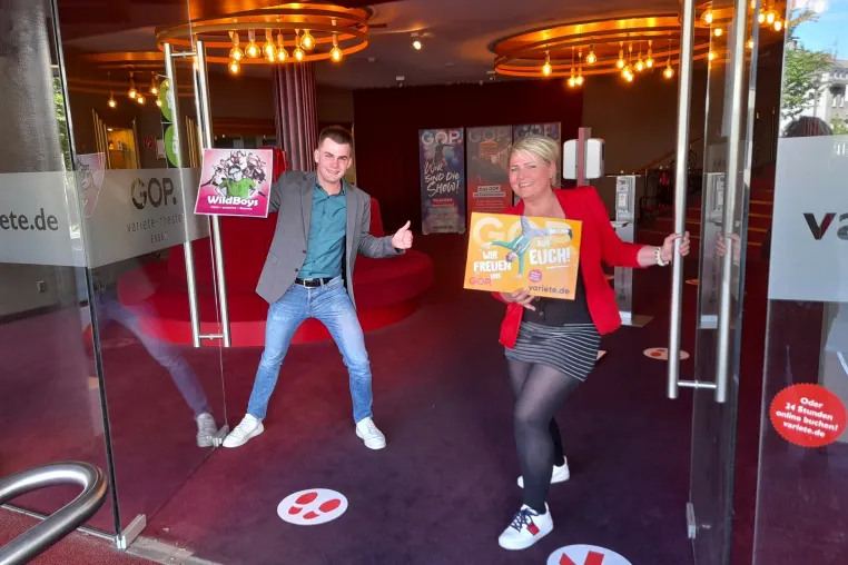 Bild: Varieté-Theater bereitet sich auf Wild Boys vor 