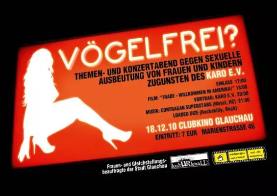 Themen- und Konzertabend beschäftigt sich mit Zwangsprostitution und Menschenhandel Bild: Themen- und Konzertabend beschäftigt sich mit Zwangsprostitution und Menschenhandel