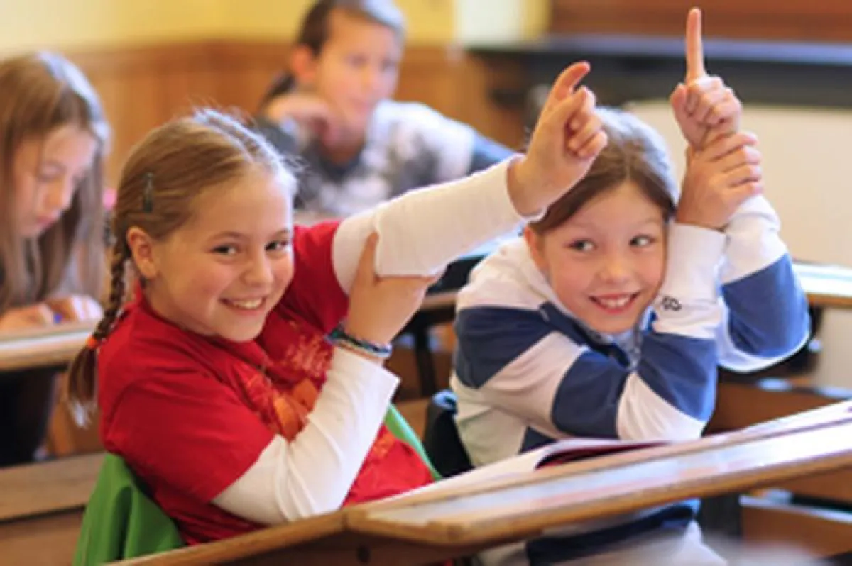 Viel Freude beim Lernen ohne Noten in der Waldorfunterstufe Foto: C. Fischer