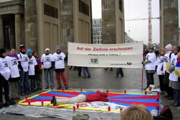 Bild: Auf der Ziellinie erschossen – Neue makabre olympische Disziplin in Peking 2008?