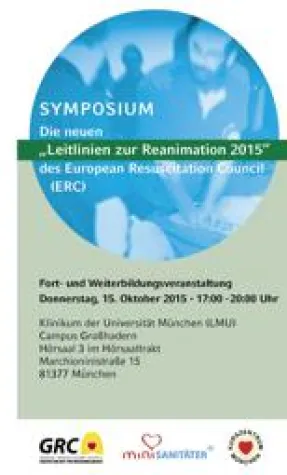 Bild: Heutige Präsentation der neuen Leitlinien zur Reanimation 20152