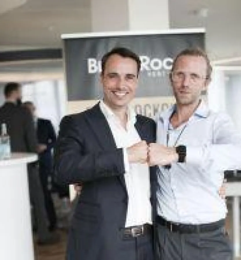 Blockchance Ventures Partner Dr. Christoph Lymbersky und Fabian Friedrich