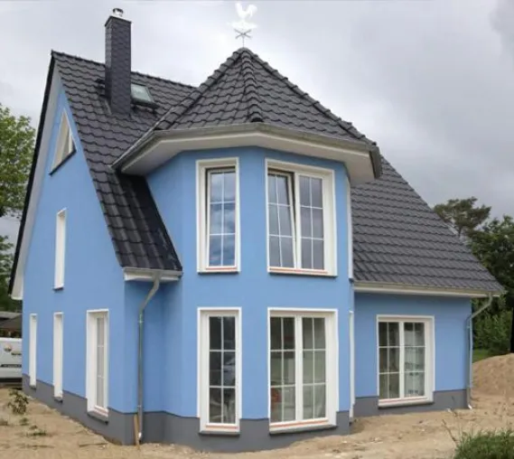 Bild: Das Turmhaus hinter dem Strand | Hausbesichtigung am 23./24. Juni in Blankenhagen