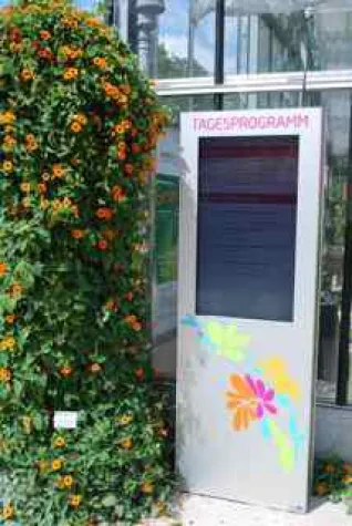 Digitale Plakate von wizAI wandern von der BUGA Koblenz zur LaGa Bamberg Bild: Digitale Plakate von wizAI wandern von der BUGA Koblenz zur LaGa Bamberg