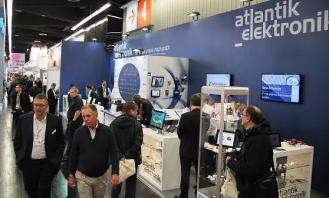 Bild: Atlantik Elektronik verzeichnet erfolgreichen Messeauftritt auf der embedded world 2016 in Nürnberg