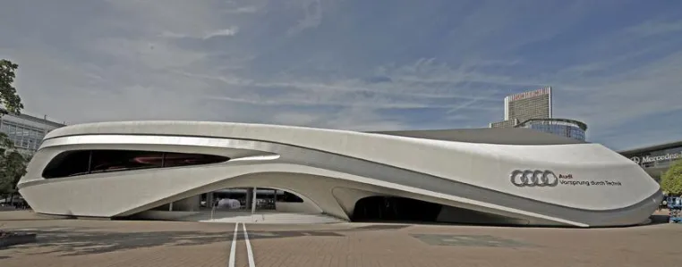 Bild: Der Audi Ring auf der IAA 2011 // Schmidhuber + Partner „Agency of the Year“