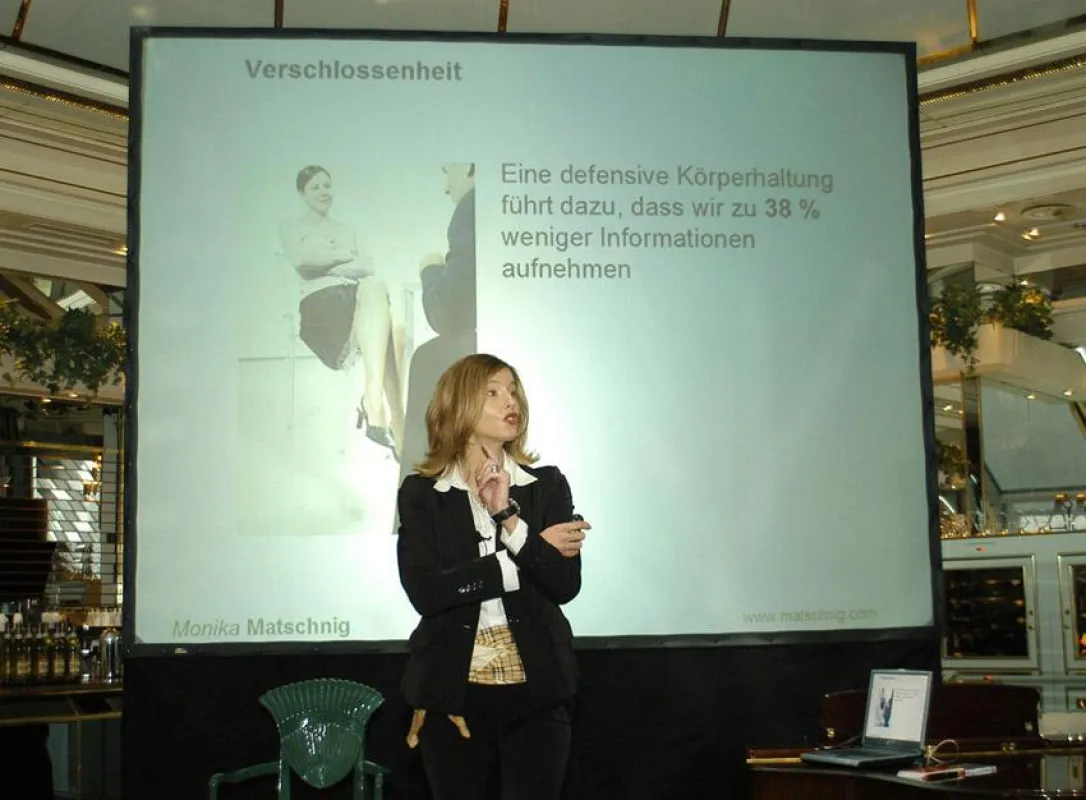 Monika Matschnig, Management-Trainerin und Expertin auf dem Gebiet der Körpersprache.