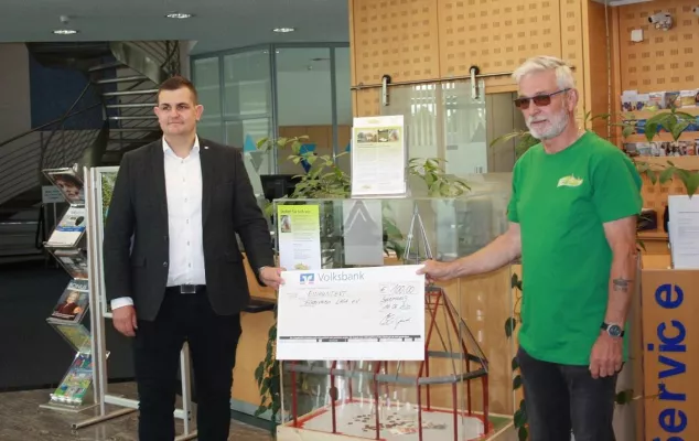 Gemeinsamer Spendenaufruf von LAGA-Verein Spremberg eV und Volksbank Spree-Neiße eG Bild: Gemeinsamer Spendenaufruf von LAGA-Verein Spremberg eV und Volksbank Spree-Neiße eG