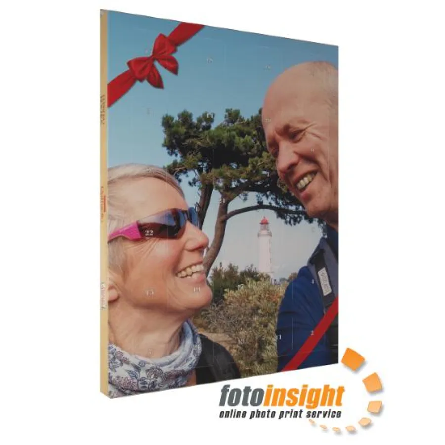 Foto-Adventskalender mit Ferrero Collection Pralinen