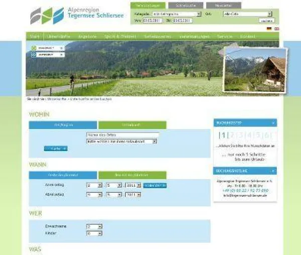 Neues Buchungssystem für die Alpenregion Tegernsee Schliersee Bild: Neues Buchungssystem für die Alpenregion Tegernsee Schliersee