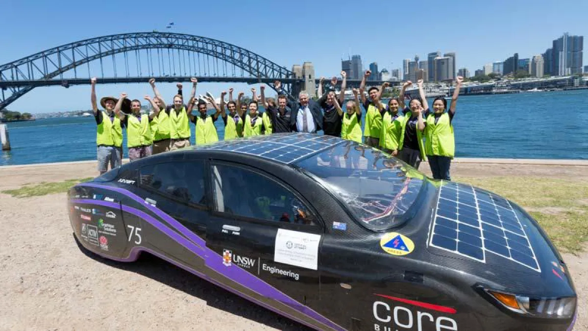 Das neue Effizienz Weltrekord Auto Foto: UNSW Engineering/Twitter 82