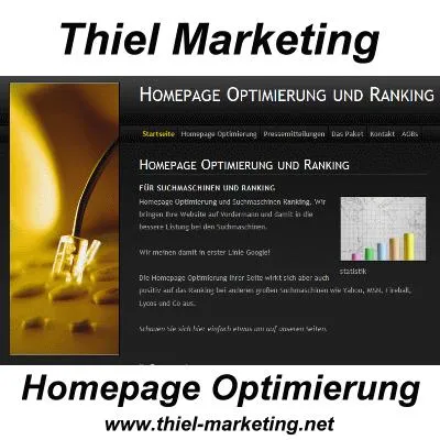 Bild: Thiel Marketing Homepage Optimierung und Ranking - Die neue SEO Agentur in Ostbelgien