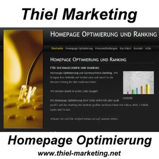 Bild: Thiel Marketing Homepage Optimierung und Ranking - Die neue SEO Agentur in Ostbelgien