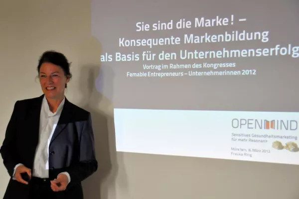 Bild: Markenbildung: Gründer brauchen Alleinstellungsmerkmal - Frauke Ring referierte bei Unternehmerinnenkongress