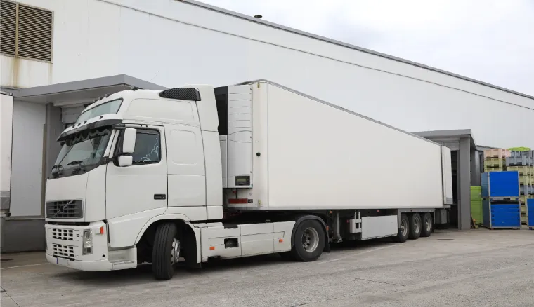 LKW-Transporte von hängenden Textilien aus Kasachstan nach Deutschland Bild: LKW-Transporte von hängenden Textilien aus Kasachstan nach Deutschland