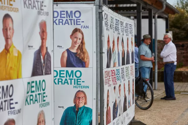 Bild: Mitmach-Fotoaktion „Dein Gesicht für Demokratie!“