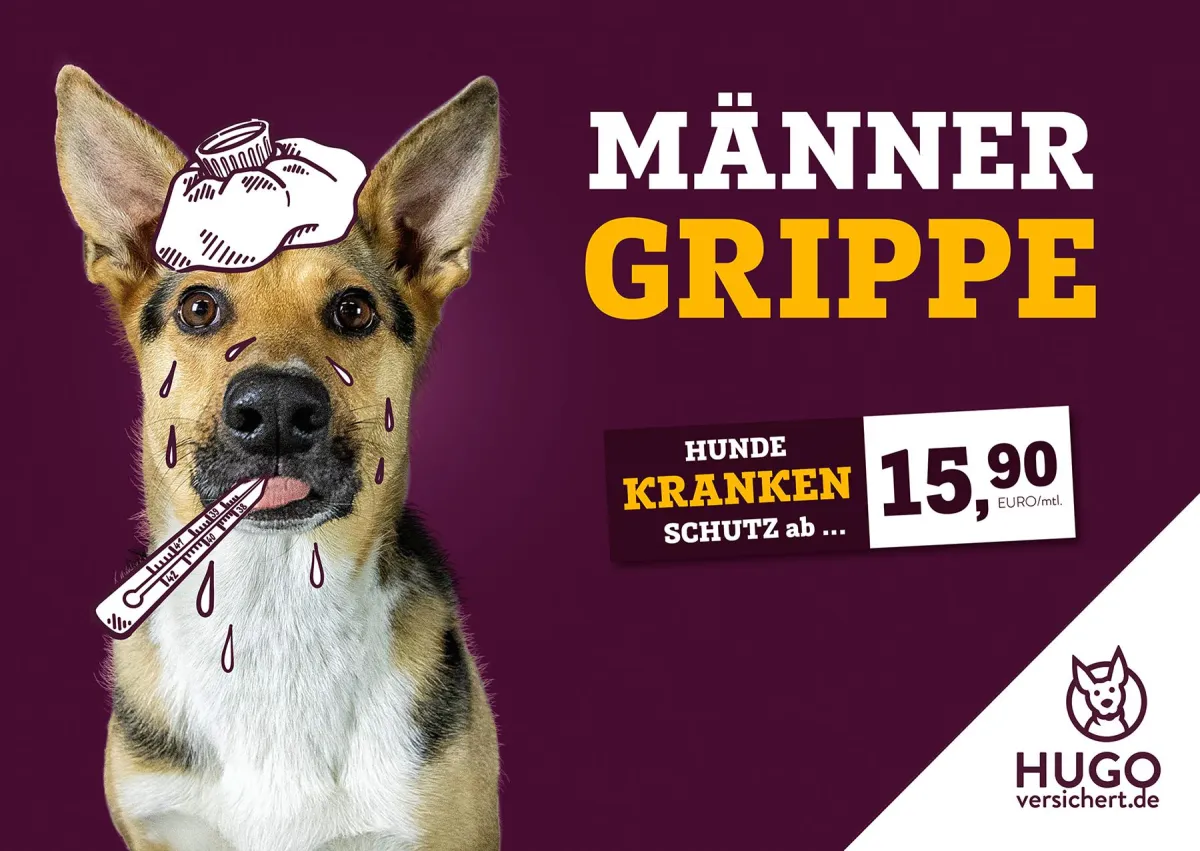 HUGOversichert.de | Die Versicherung von Hund zu Hund | einfach. frech. digital