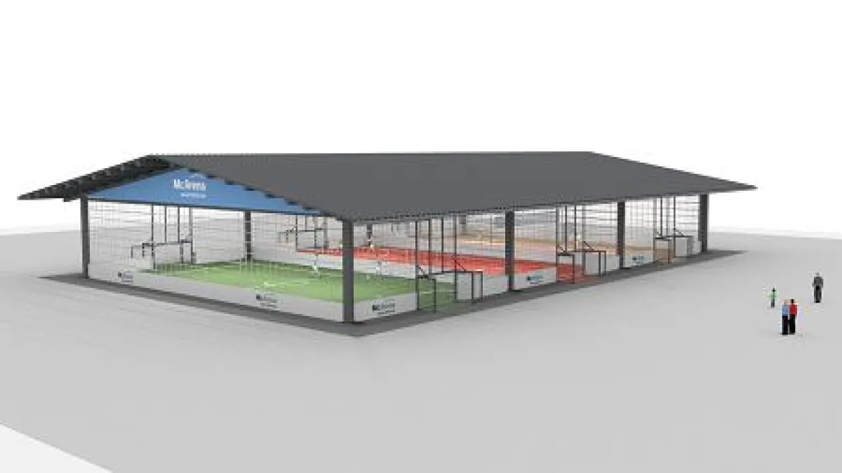 Freilufthalle McArena / Dreifeld-Halle