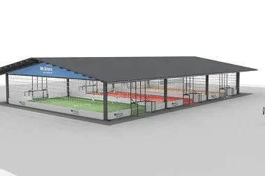 Bild: Freilufthalle McArena / neues Sportstättensystem