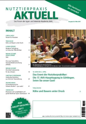 Bild: NUTZTIERPRAXIS AKTUELL(NPA) Nr. 56 der AVA frisch bei den Tierärzte-Abonnenten