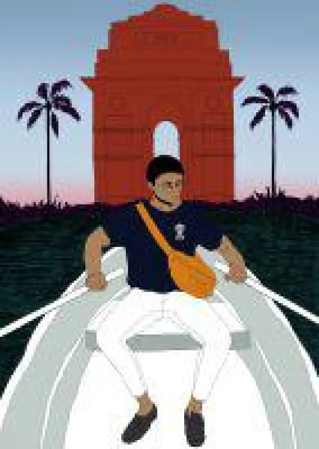 Bild von Jana Shanti Khatik. Sie wurde in Freiburg geboren, ihr Vater stammt aus Rajasthan.