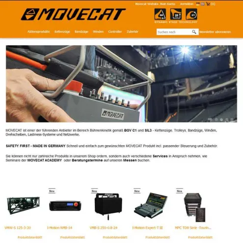 Bild: Movecat startet Online-Shop