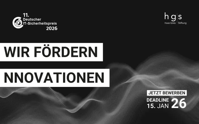 Bild: 11. Deutscher IT-Sicherheitspreis: Innovationen gesucht