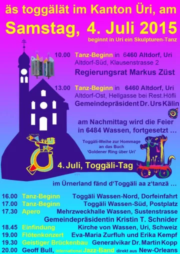 Bild: Urner Toggäli-Tag am 04 Juli
