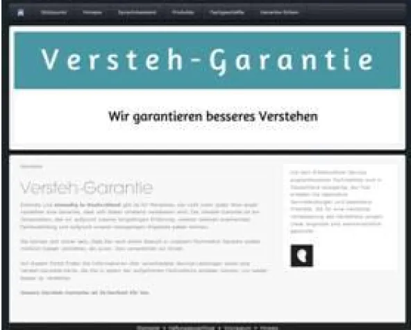 Die Versteh-Garantie: Neu in Deutschland Bild: Die Versteh-Garantie: Neu in Deutschland
