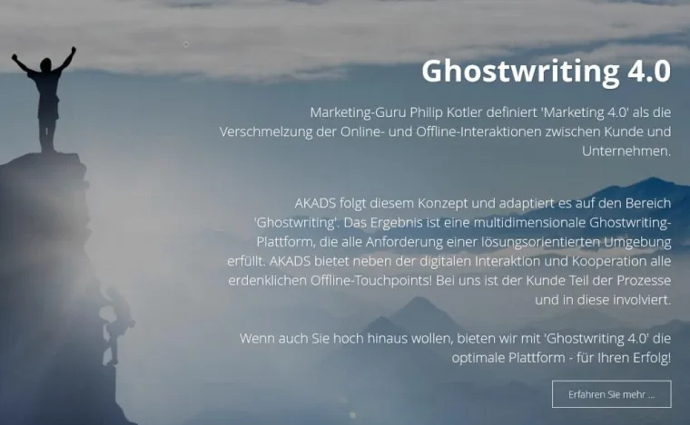 Bild: Ghostwriting 4.0