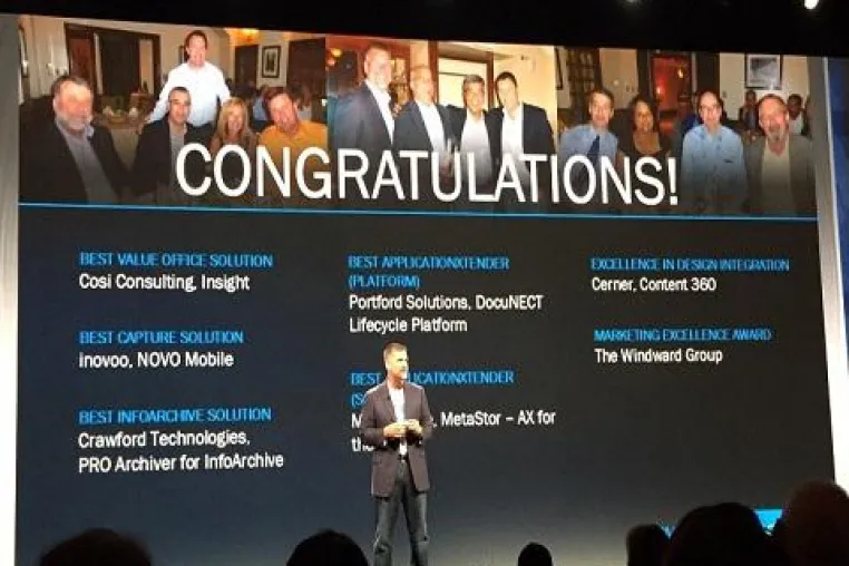 Bild: NOVO Mobile gewinnt den EMC² Innovationspreis "Best Capture Solution" 2015