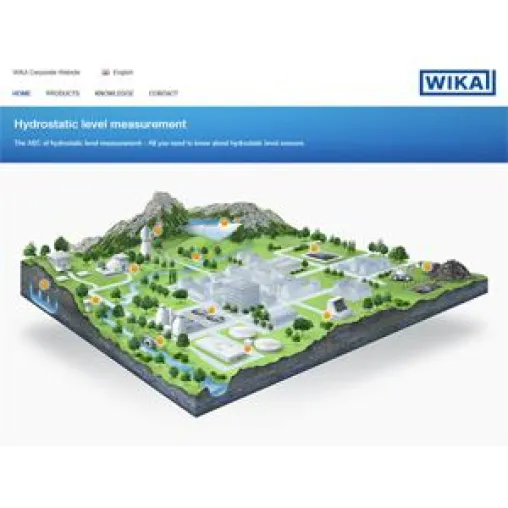 Bild: Hydrostatische Füllstandsmessung: Neue Informationsplattform im Internet