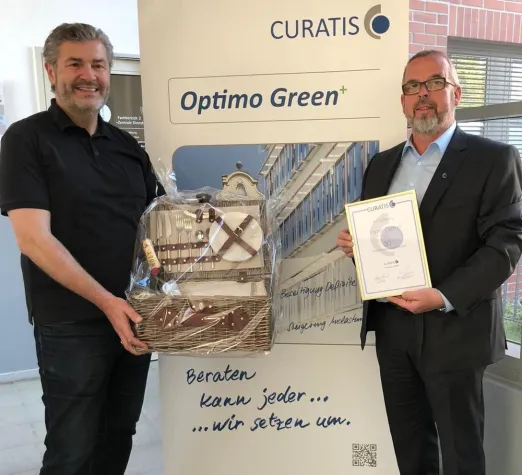 Bild: 20 Jahre bei CURATIS: Projektleiter Peter Oertel feiert Jubiläum