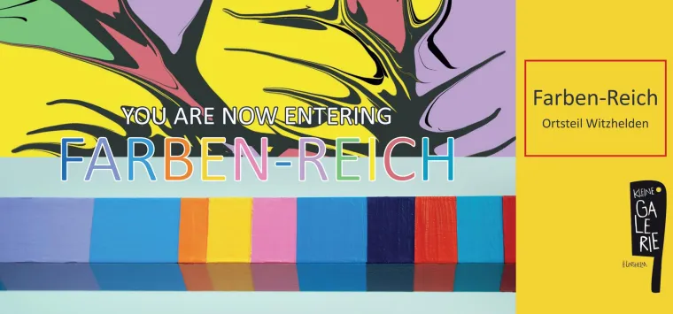 Bild: Farben-Reich. Flower-Power im Höhendorf Witzhelden. Vernissage 22.3.19