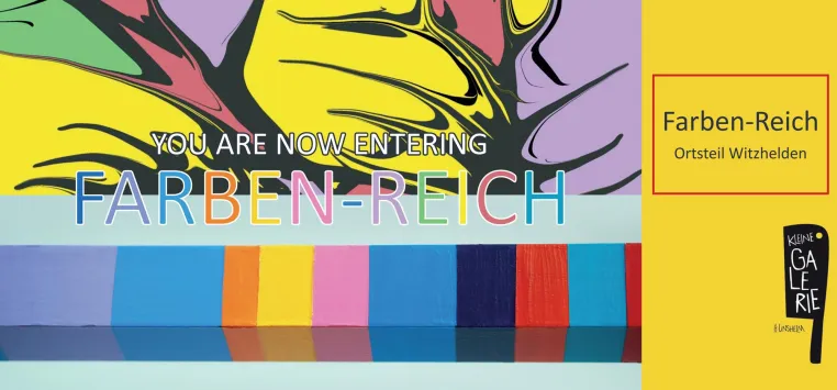 Bild: Farben-Reich. Flower-Power im Höhendorf Witzhelden. Vernissage 22.3.19