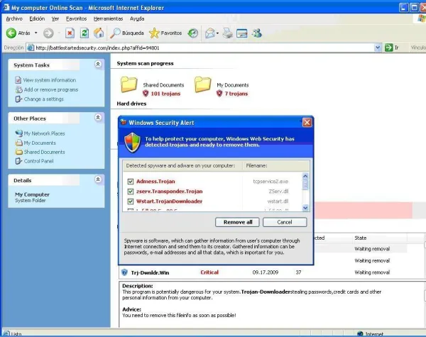 Bild: Panda warnt vor gefälschter Virenwarnung über facebook