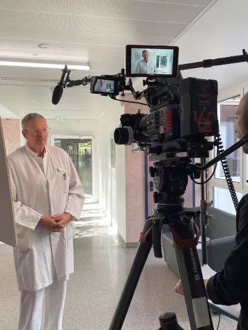 SWR-Fernsehen berichtet aus Rehaklinik Heidelberg-Königstuhl Bild: SWR-Fernsehen berichtet aus Rehaklinik Heidelberg-Königstuhl
