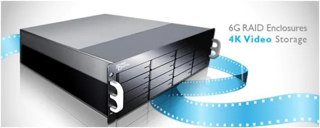 Bild: Sans Digital High-Performance 6G RAID Gehäuse für 4K Video Storage