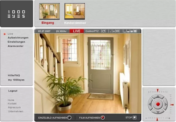 Bild: Internet-Videoüberwachung für Geschäft und Lager