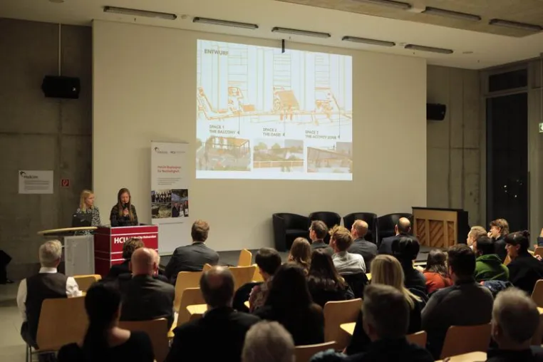 Bild: Feierliche Eröffnung der Jahresausstellung der HafenCity Universität Hamburg