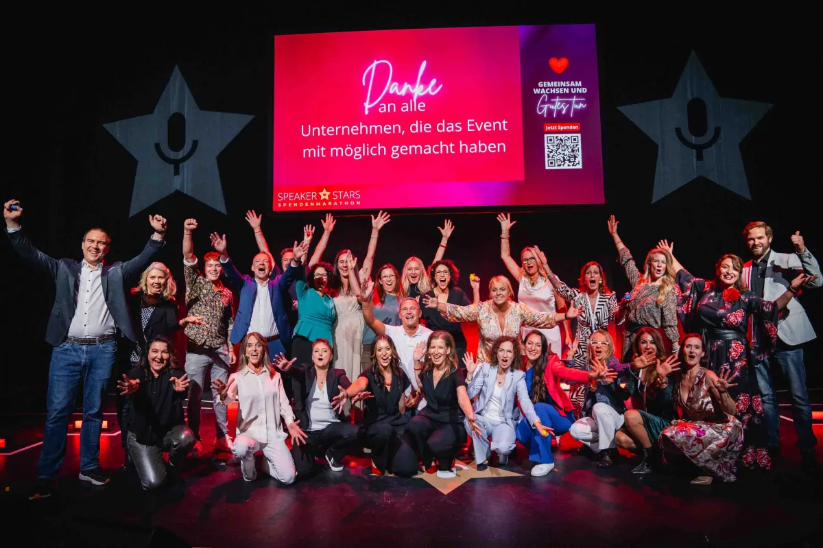 Speaker Stars Allianz Spendenmarathon 2024 im Capitol in Offenbach (© Momentesammler Patrick Reymann)
