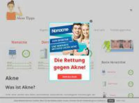 Bild: Testsieger Produkte auf akne.narbensalbe-tests.de - Akne dauerhaft bekämpfen