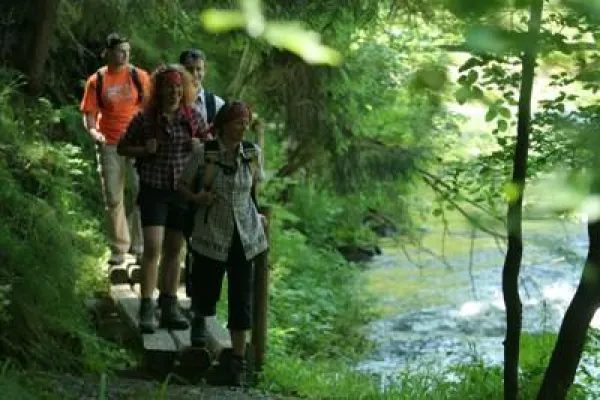 Bild: Suchst du noch oder wanderst du schon? Im Naturpark Frankenwald lockt ein neu konzipiertes Wanderwegenetz