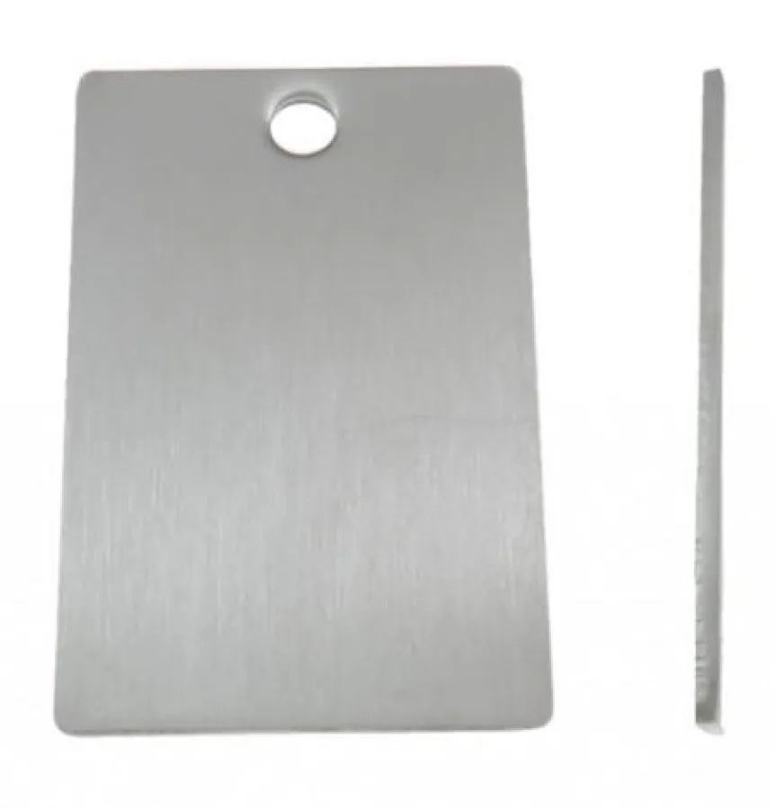 Dog Tag Anhänger aus rostfreiem Edelstahl