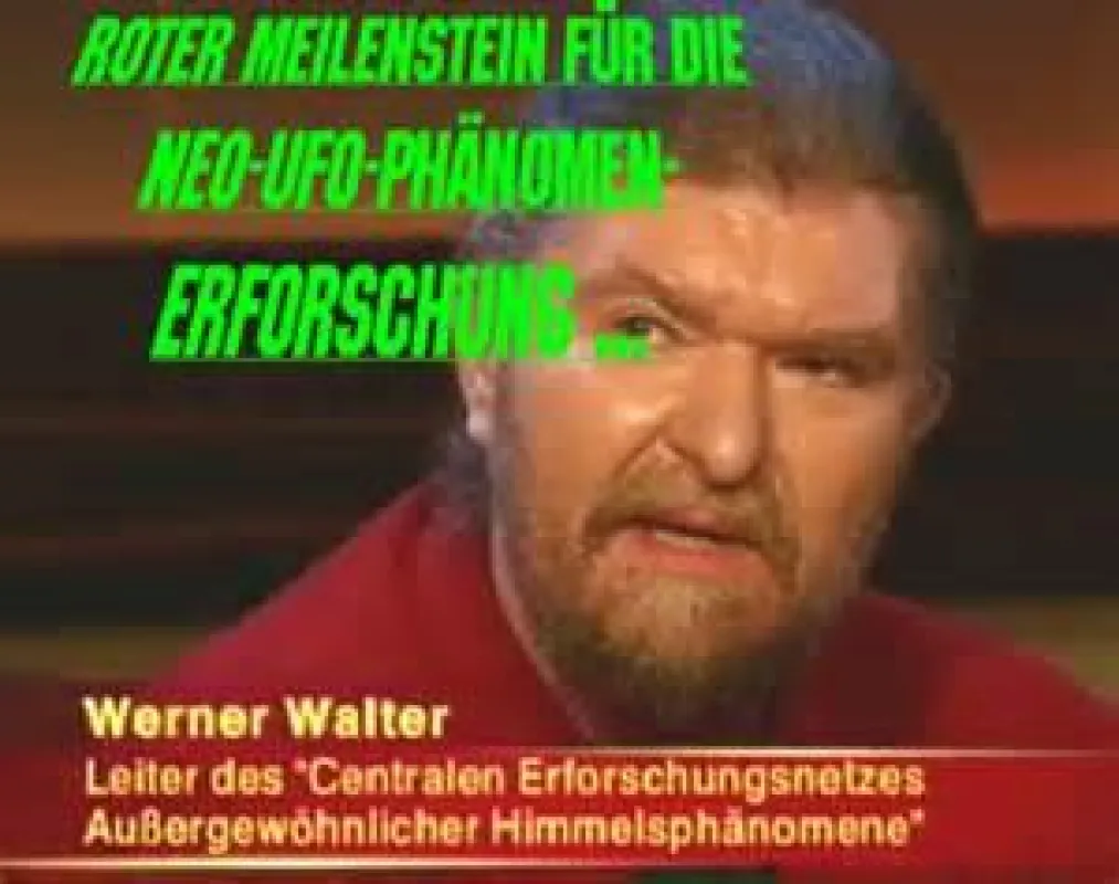 Werner Walter UFO-Forscher des CENAP in Mannheim