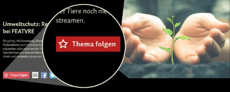 Mit FEATVRE keine Lieblingsdoku mehr verpassen Bild: Mit FEATVRE keine Lieblingsdoku mehr verpassen