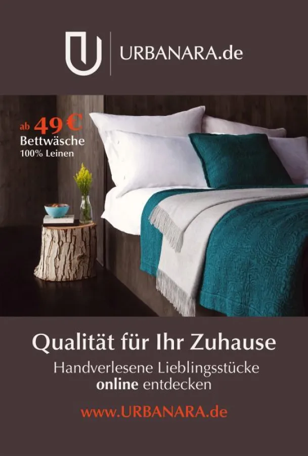 Urbanara City-Light-Poster - Kampagne März 2014 (Copyright Urbanara, Abdruck zu Pressezwecken frei)