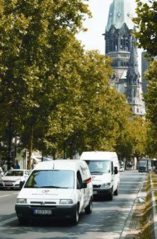 Bild: Telematik-System der PLT im Anwendertest bei Berliner Kurierdienst erfolgreich